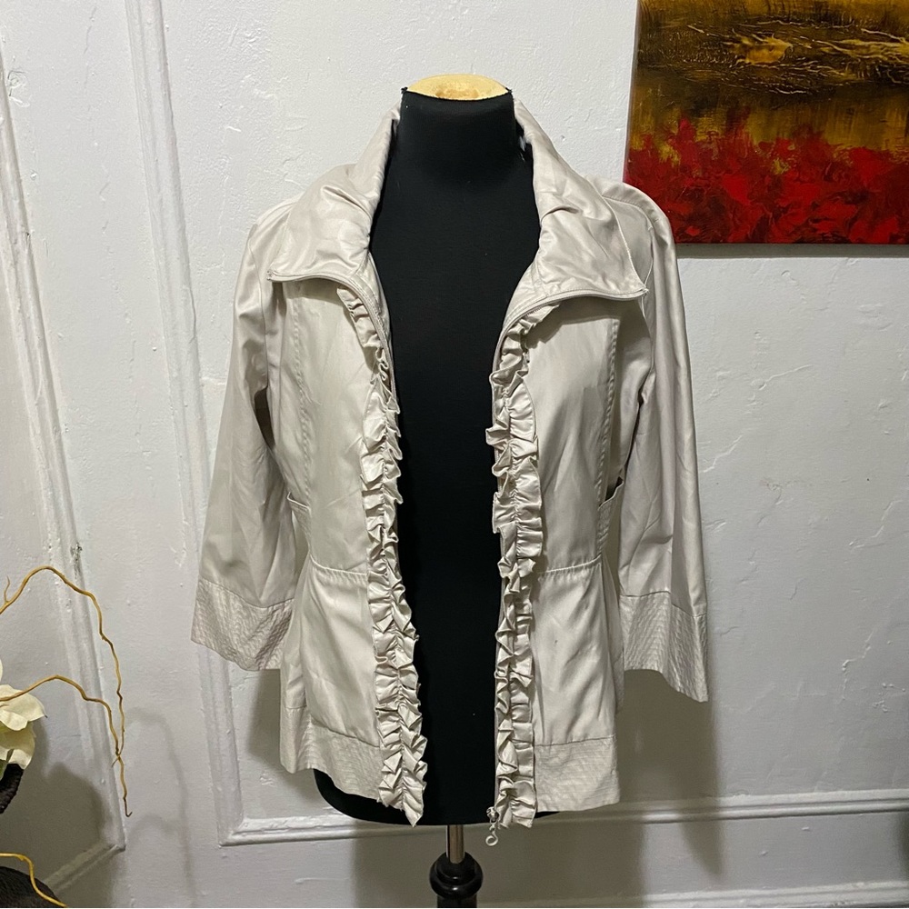 Samuel Dong Ruffle trend jacket size Medium - Picture 3 of 10